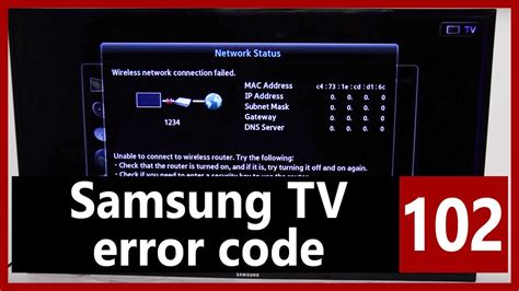 Samsung tv projector error message